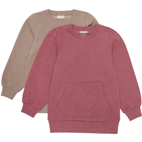 Minymo Sweatshirts - 2-pack - Apple Boter - Minymo - 8 jaar (128) - Sweatshirt