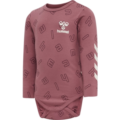 Hummel Romper l/s - hmlAthene - Decoratie Rose - Hummel - 62 - Romper L/S