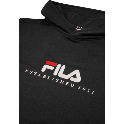 Fila Hoodie - Carisio - Zwart m. Logo - Fila - 15-16 jaar (170-176) - Hoodie
