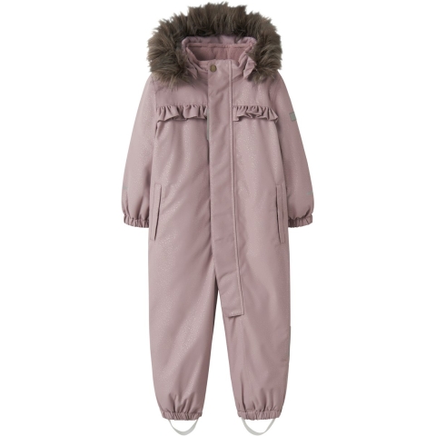 Name It Skipak - NmfSnow10 - Woodrose m. Zilver Gestip/Rushes - Name It - 1 jaar (80) - Skipak