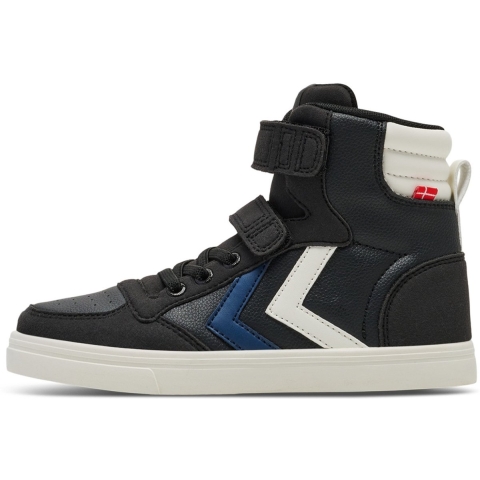 Hummel Laarzen - Slimmer Stadil Leather High Jr - Zwart/blauw - Hummel - 30 - Laarzen