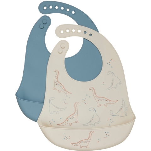 CeLaVi Slabbetjes - 2-pack - Amber Brown - CeLaVi - OneSize - Slabbetjes