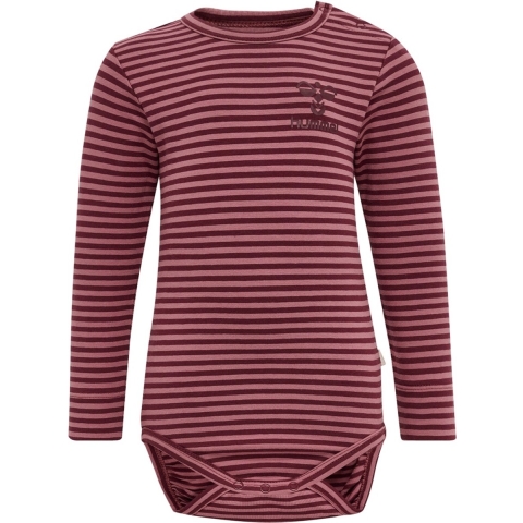 Hummel Romper l/s - hmlMulle - Windsor Wine - Hummel - 2 jaar (92) - Romper L/S
