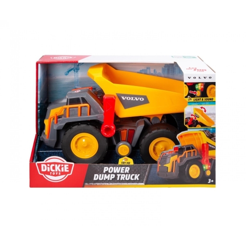 Dickie Toys Werkmachine - Power Dump Truck - Licht/Geluid - Dickie Toys - OneSize - Auto