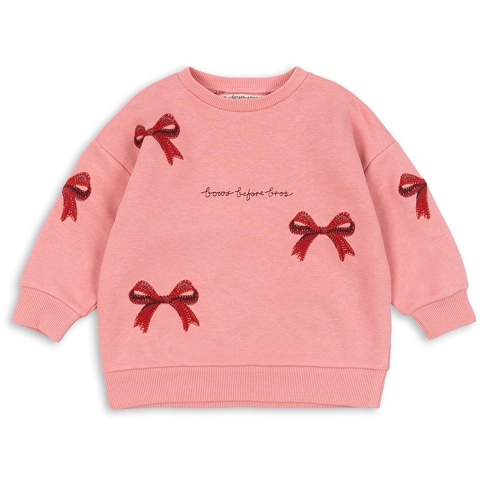 Konges Sløjd Sweatshirt - Lou Bow - Strawberry Ice m. Lussen - Konges Sløjd - 3 jaar (98) - Sweatshirt
