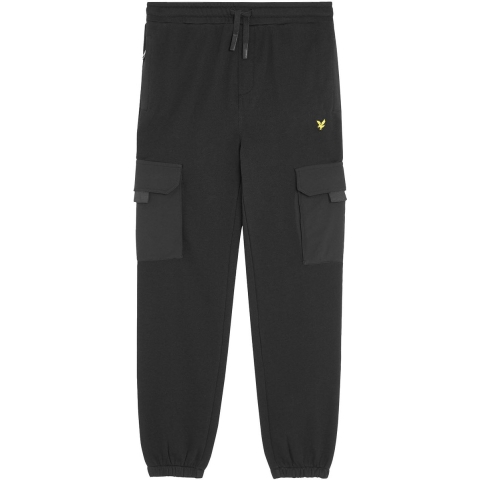 Lyle & Scott Joggingbroek - Jet Black - Lyle & Scott - 10-11 jaar (140-146) - Joggingbroek