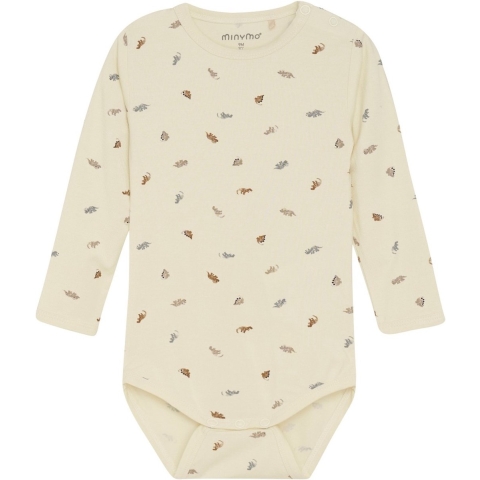 Minymo Romper l/s - Viscose - Passaatwinden m. Dinosaurussen - Minymo - 2 jaar (92) - Romper L/S