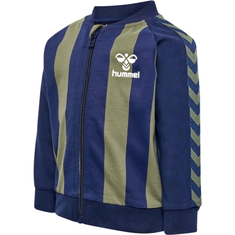 Hummel Cardigan - hmlErhan Zip - Black Iris - Hummel - 4 jaar (104) - Cardigan