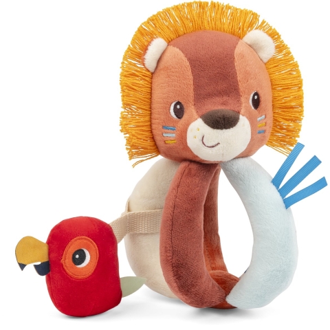 Lilliputiens Rammelaar met handvat - De Leeuw Jack - Lilliputiens - OneSize - Rammelaar