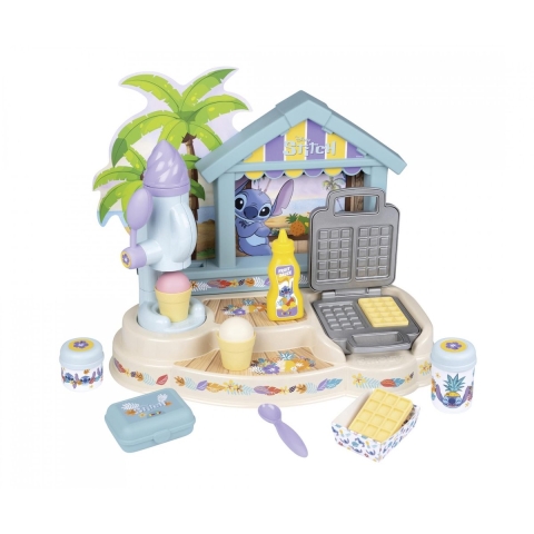 Smoby Speelkeuken - 12 Onderdelen - Stitch Strandbar - Smoby - OneSize - Speelgoedkeuken