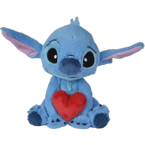 Disney Classic Knuffel - Stitch m. Hart - 25 cm - Disney - OneSize - Knuffel