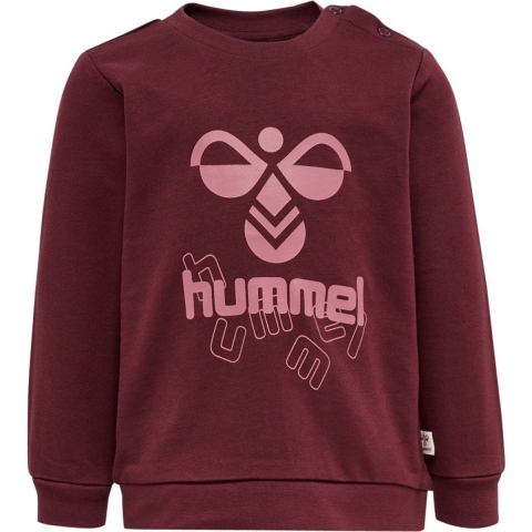 Hummel Sweatshirt - hmlSpirit - Windsor Wine - Hummel - 1½ jaar (86) - Sweatshirt
