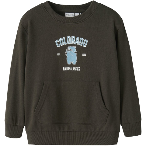 Name It Sweatshirt - NmmVoder - Turkse koffie/Colorado - Name It - 2 jaar (92) - Sweatshirt