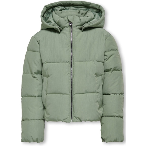 Kids Only Gevoerde Jas - KogDolly - Noos - Hedge Green - Kids Only - 10 jaar (140) - Donsjassen