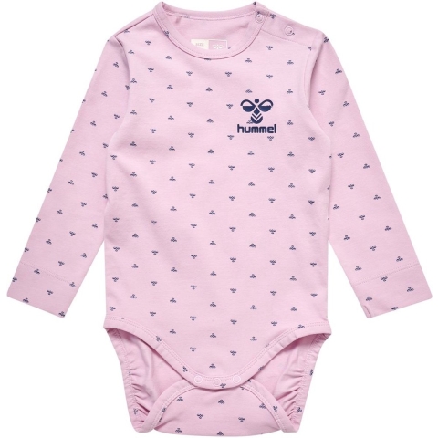 Hummel Romper l/s - HmlBeesy - Winsome Orchid - Hummel - 3 jaar (98) - Romper L/S