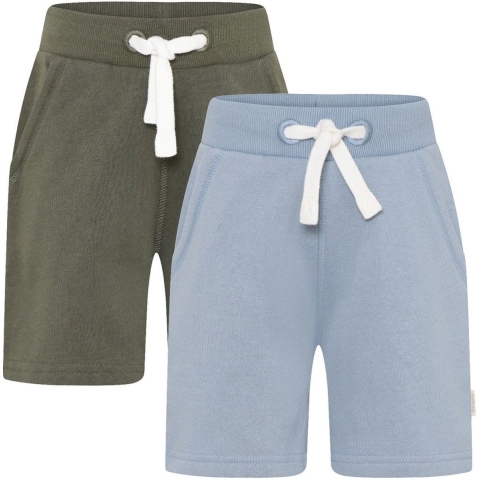 Minymo Shorts - 2-pack - Blauw/Groen - Minymo - 11 jaar (146) - Shorts