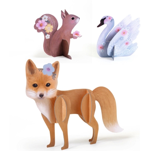 Djeco Creatieve Speelset - 6 Projecten - Fluffy Box - Djeco - OneSize - Creatieve Speelset