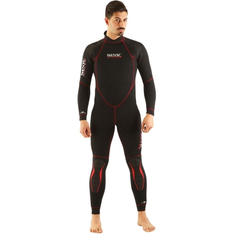 Seac Duikpak - Alfa Mannetje 5 mm - Zwart - Seac - M - Medium - Wetsuits