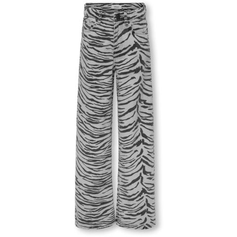 Kids Only Jeans - Breed - KogHope - Ecru/Zebra - Kids Only - 10 jaar (140) - Jeans