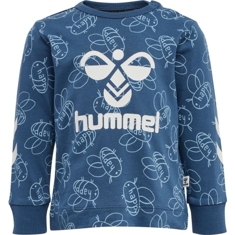 Hummel Blouse - hmlCollin - Vlag Blue m. Wit - Hummel - 68 - Shirts