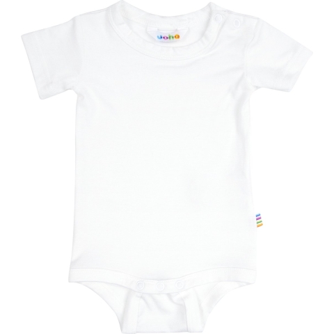 Joha Romper s/s - Bamboe - Wit - Joha - 70 - Romper S/S