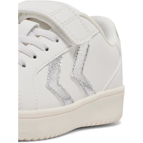 Hummel Schoenen - Derby Court JR - Grijs/Zilver - Hummel - 34 - Schoenen