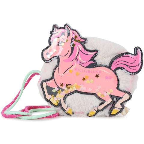 Billieblush Schoudertas - Kunstbont - Ivory m. Paard - Billieblush - OneSize - Schoudertas