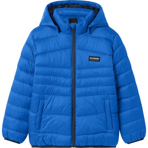 Name It Gevoerde Jas - NkmMarble - Parachutist - Name It - 8 jaar (128) - Donsjassen