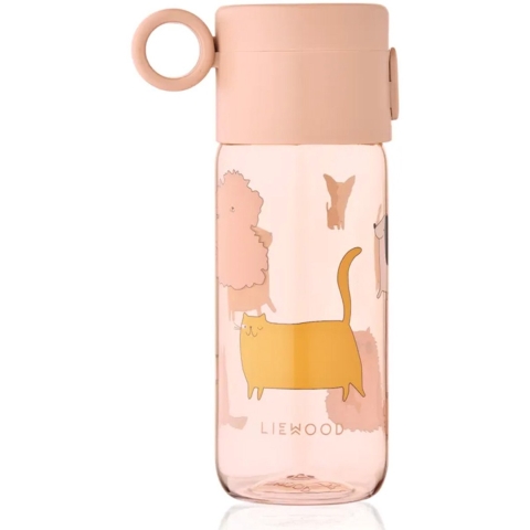 Liewood Drinkfles - Clemence - 350 ml - Katten Eend Honden/Sandy - Liewood - OneSize - Drinkflessen