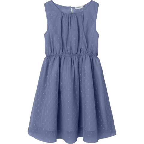 Name It Jurk - Noos - NkfVabos - Blue Ice - Name It - 10 jaar (140) - Jurk