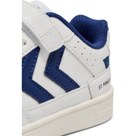 Hummel Schoenen - ST Power Play Jr - Wit/Blauw - Hummel - 34 - Schoenen