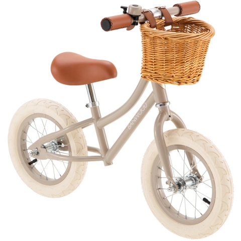 Banwood Loopfiets - First Go! - 3-5 Jaar - Beige - Banwood - OneSize - Loopfietsen