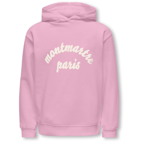 Kids Only Hoodie - KogHollylife - Sea Roze/Paris - Kids Only - 13-14 jaar (158-164) - Hoodie