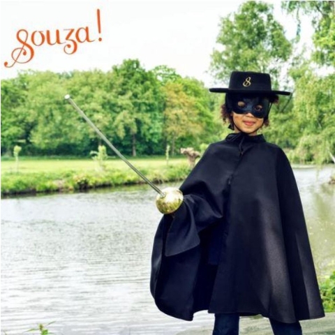 Souza Verkleedkleren - Zorro - Zwart - Souza - 4-8 jaar - Kostuum