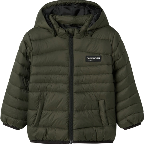 Name It Gevoerde Jas - NmmMarble - Deep Dieptes - Name It - 5 jaar (110) - Donsjassen