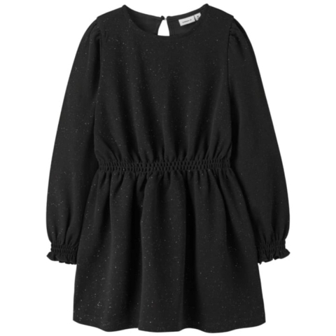 Name It Jurk - NkfRoka - Black/O-hals - Name It - 7 jaar (122) - Jurk