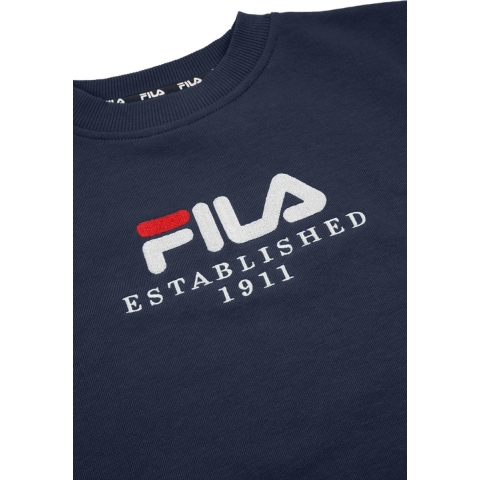 Fila Sweatshirt - Benna - Black Iris m. Logo - Fila - 7-8 jaar (122-128) - Sweatshirt