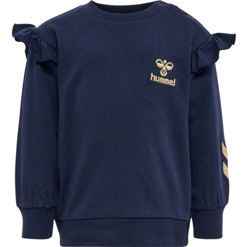 Hummel Sweatshirt - hmlSigne - Black Iris - Hummel - 1 jaar (80) - Sweatshirt