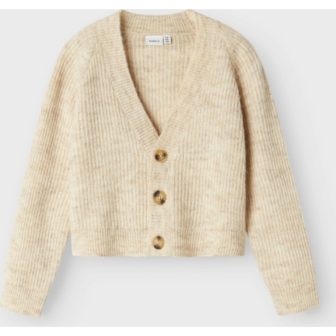 Name It Cardigan - Gebreid - Noos - NkfHolly - Puur kasjmier - Name It - 6 jaar (116) - Cardigan