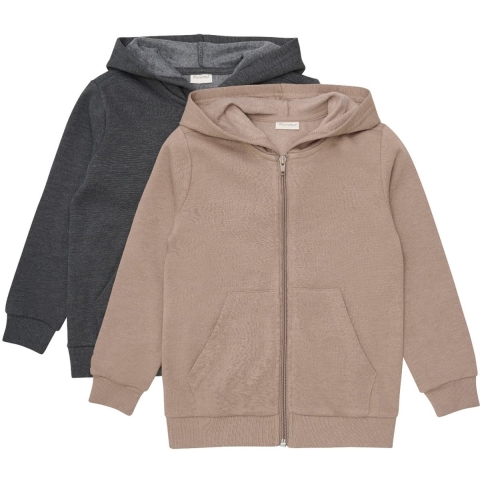 Minymo Cardigans - 2-pack - Fossiel - Minymo - 10 jaar (140) - Cardigan