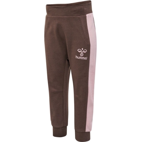 Hummel Broek - HmlSelina - Chocolate Brown - Hummel - 74 - Broeken - Katoen