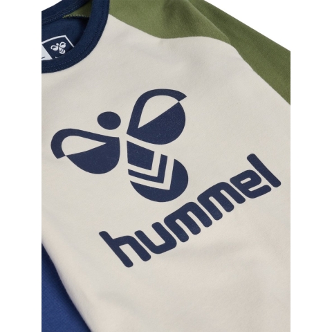 Hummel Romper l/s - hmlAssym - Black Iris m. Logo - Hummel - 56 - Romper L/S