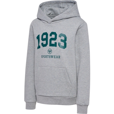 Hummel Hoodie - hmlNipps - Light Grey Melange - Hummel - 4 jaar (104) - Hoodie