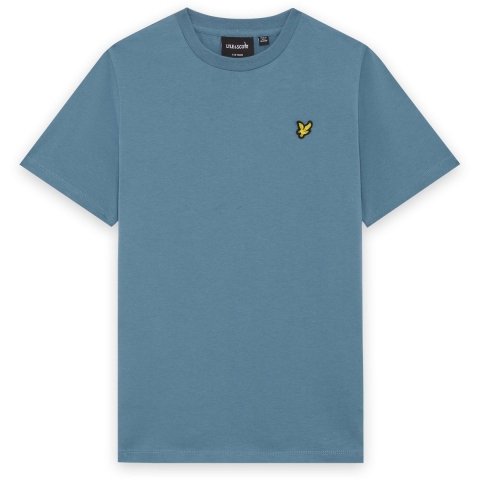 Lyle & Scott T-Shirt - Plain - Ocean Sky - Lyle & Scott - 15-16 jaar (170-176) - T-Shirts