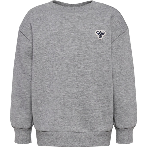 Hummel Sweatshirt - HmlMini Bee - Grijs Gevlekt - Hummel - 5 jaar (110) - Sweatshirt