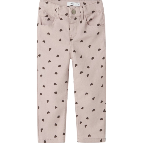 Name It Jeans - NmfRose - Gepolijst Lilac/Heart - Name It - 3 jaar (98) - Jeans