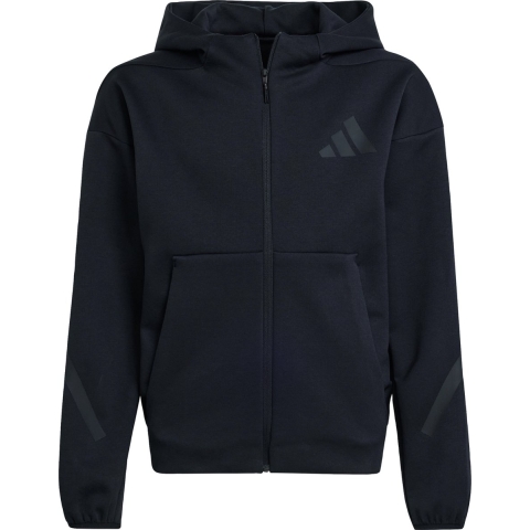 adidas Performance Cardigan - J Z.N.E.FZ - Black/Black - adidas Performance - 8 jaar (128) - Cardigan