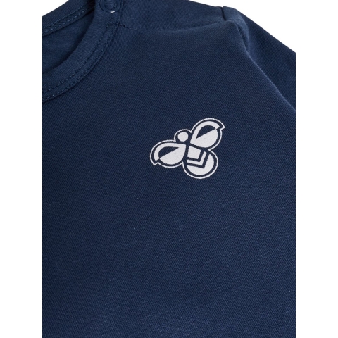 Hummel Romper l/s - hmlMini - Dress Blues - Hummel - 2 jaar (92) - Romper L/S