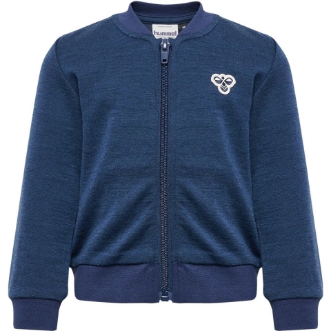 Hummel Cardigan - HmlMini - Wol - Dress Blues - Hummel - 7 jaar (122) - Cardigan