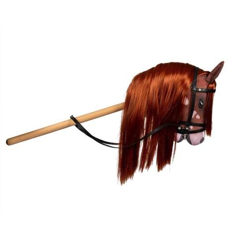 by ASTRUP Hobbypaard - Coco - 68 cm - Kastanje/Wit - by ASTRUP - OneSize - Speelgoed